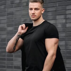 man, fashion, portrait, casual, pose, model, wall, photoshoot, good looking, attractive, monocromático, negro, ropa negra, estilo, influencer, famosos, guapo, retrato, belleza, posando, modelado, rostro, gay, homosexual, persona
